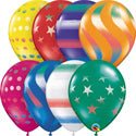 16 inch assorted spray latex balloon in multiple colors for parties and events