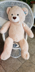 Ivory Plush Bear 55 Inch
