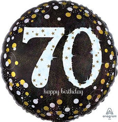 AGE 70 CONFETTI 18INC