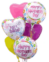 All Occasion Mother’s Day bouquet featuring heart and floral designs