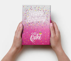 Birthday Cake Card – Pink