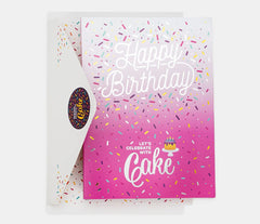 Birthday Cake Card – Pink