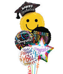 SMILEY GRAD COLORFUL BOUQUET