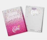 Birthday Cake Card – Pink