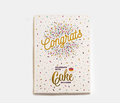 Congrats Cake Card