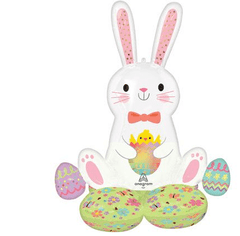 AIRLOONZ BUNNY CHICK LOVE 45" (PKG)