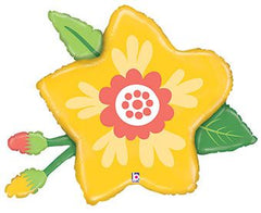LRG SHP YELLOW FLOWER 34"