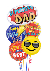 Super Hero Father's Day Balloon Bouquet