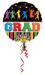 Singing congratulations balloon bouquet with musical mylar and candy weight