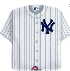 Yankee Jersey Large Mylar