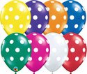 11 inch polka dot latex balloon for parties, birthdays, and baby showers