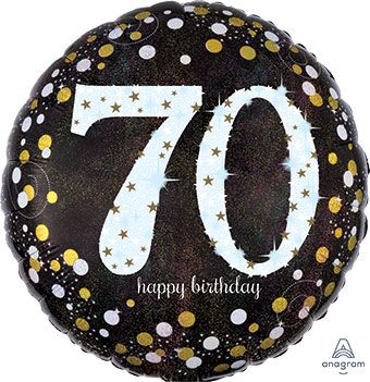 AGE 70 CONFETTI 18INC
