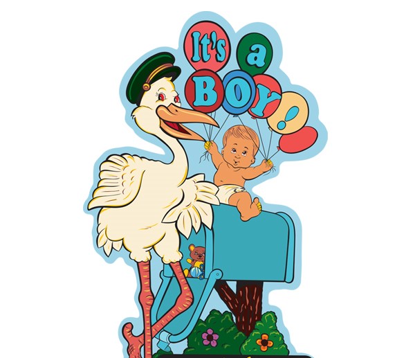 Boy Stork White