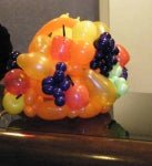 Medium Balloon Fruit Basket Holiday Centerpiece