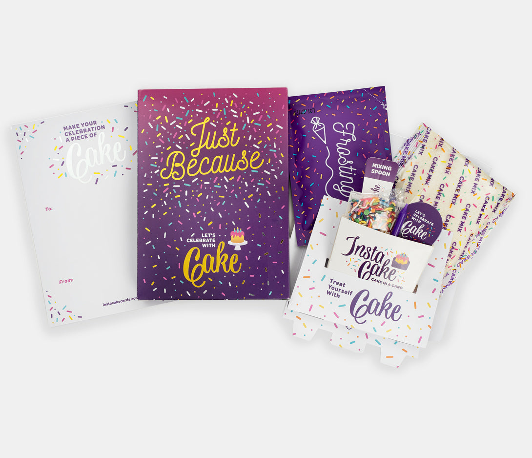 Just Because Cake Card