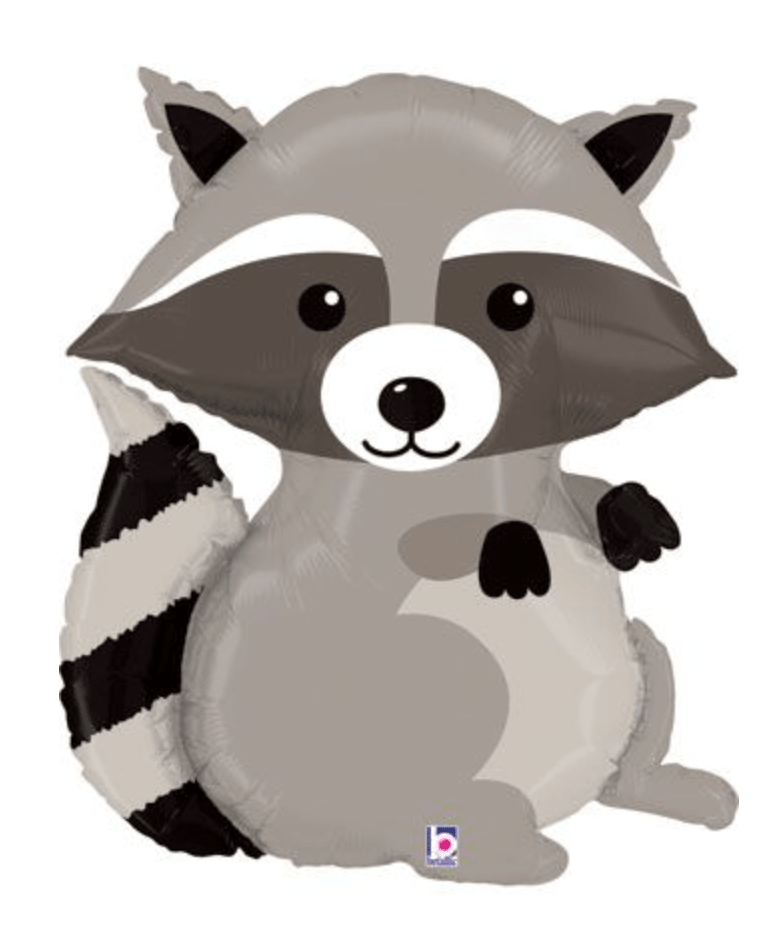 LARGE SHAPE WOODLAND RACCOON 36"