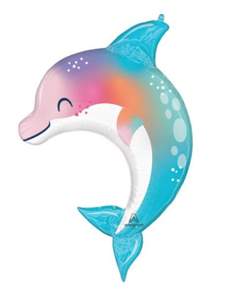 LARGE SHAPE UNDER THE SEA DOLPHIN 33"