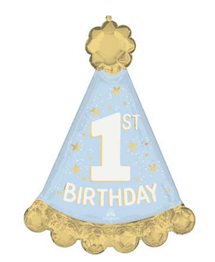 LARGE SHAPE HB LITTLE MISTER ONEDERFUL 1ST BIRTHDAY 34"