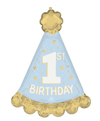 LARGE SHAPE HB LITTLE MISTER ONEDERFUL 1ST BIRTHDAY 34"