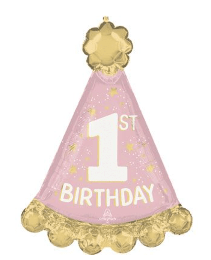 LARGE SHAPE HB LITTLE MISS ONEDERFUL 1ST BIRTHDAY 34"