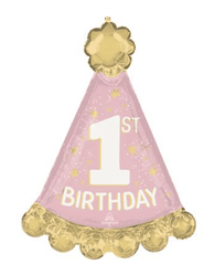 LARGE SHAPE HB LITTLE MISS ONEDERFUL 1ST BIRTHDAY 34"