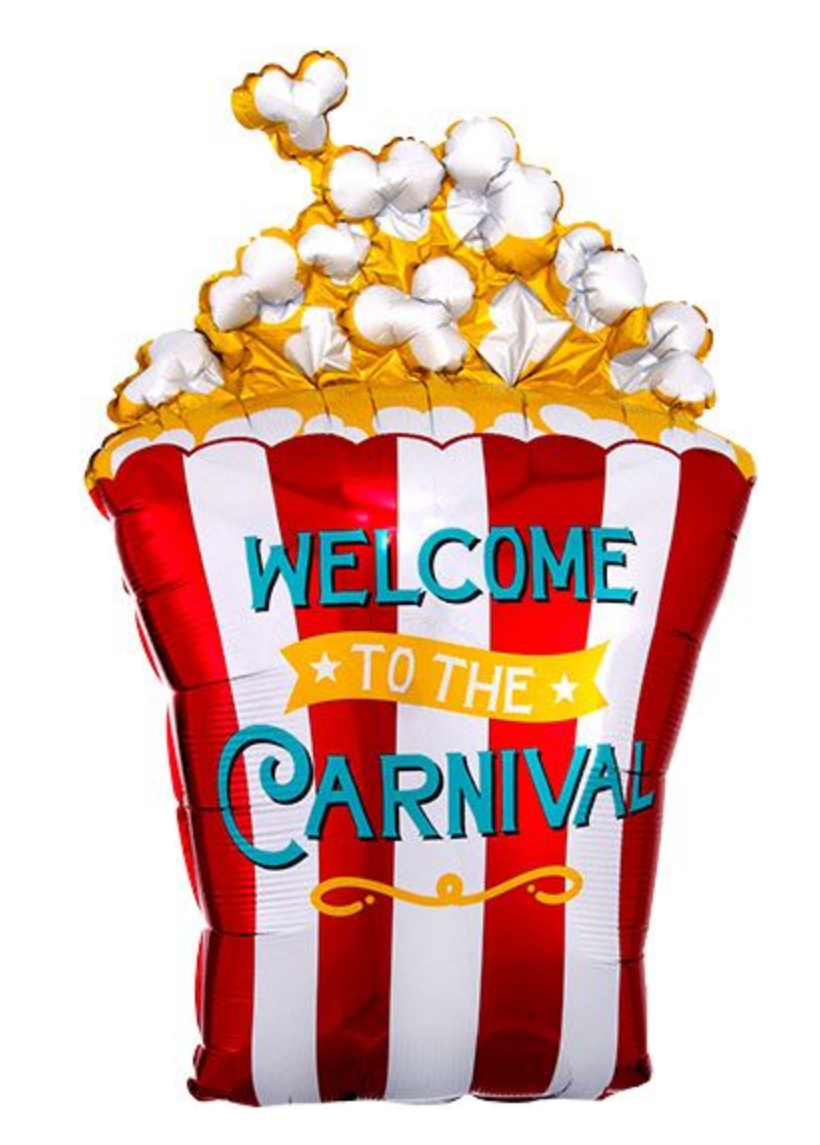 LARGE SHAPE CARNIVAL POPCORN 29"