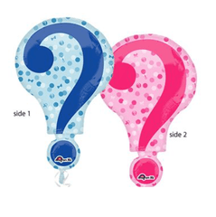 LARGE SHAPE BABY GENDER REVEAL 28"