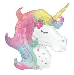 LARGE SHAPE ENCHANTED UNICORN 33"