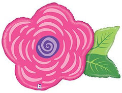 LRG SHP PINK FLOWER 37"