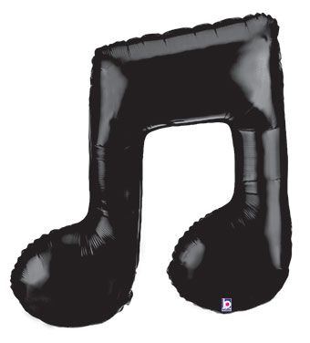 LRG SHP MUSIC NOTE DOUBLE 40"