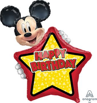 LRG SHP HB MICKEY MOUSE FOREVER PERSONALIZED 33"