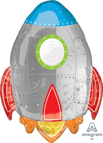 LRG SHP BLAST OFF ROCKET 29"